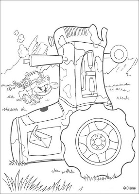 Kids Zone: Coloring Pages - Disney Cars, Lightning McQueenKids Zone